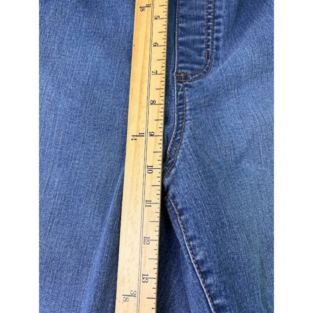 Women's Kim Rogers Curvy 18W SHORT Denim Pull On Jeans Straight Leg - Picture 4 of 7
